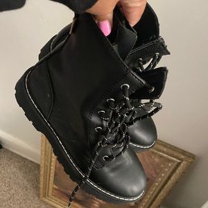 Pre loved literally worn once. Kids combat boots